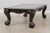 Large Clawfoot Glass Top Coffee Cocktail Table For Sale In Philadelphia - Image 6 of 16