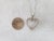 Diamond Cutout Heart Pendant .65cttw 14k White Gold 16" For Sale - Image 4 of 4