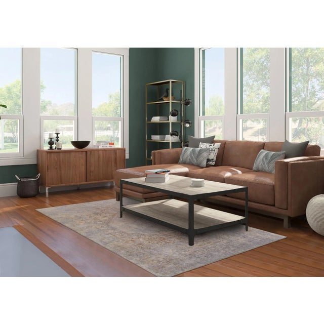 Transitional Pasargad Home Overdye Lamb's Wool Area Rug- 6' 4" X 9' 5" For Sale - Image 3 of 4