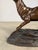Large Bronze Stag Sculpture – Leaping Deer on Log Base, 36” H Wildlife Art For Sale - Image 4 of 13