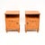 An extremely beautiful pair of Swedish Art Deco bedside cabinets in satin birch. They were recently imported from Sweden,...