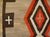 1920s Gray Lozenge Crossing Antique American Navajo Rug 4'9" X 7'3" Flatweave Wool Carpet For Sale - Image 9 of 16