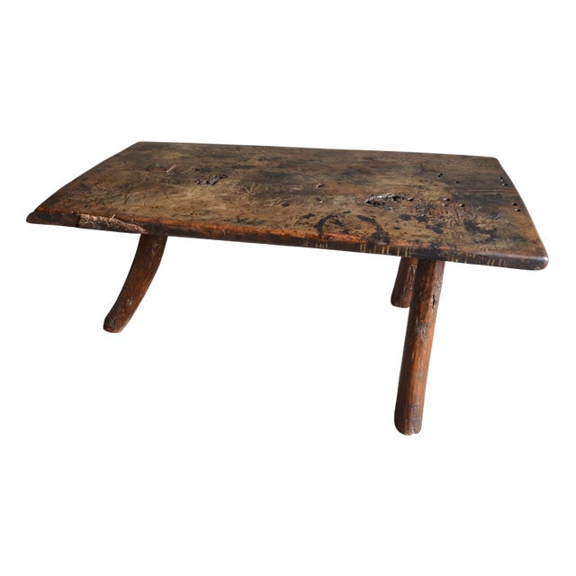 Dutch Butcher's Table in Chestnut For Sale