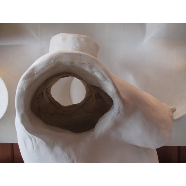 Large Vintage Plaster Figure of Nude Fertility Goddess For Sale - Image 10 of 12