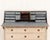 19th-Century Swedish Bureau With Carved Columns And Blue-Painted Interior For Sale - Image 10 of 13