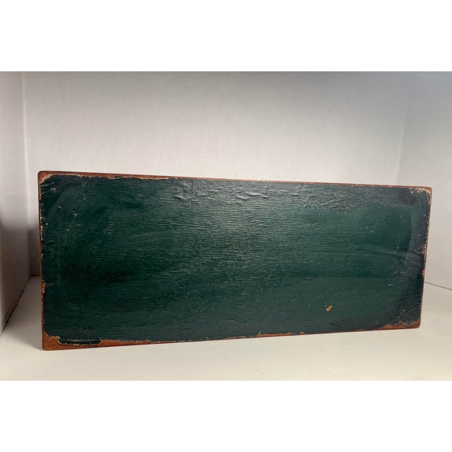 Wood 19th Century Flame Mahogany Inlays Stationary Letter Holder Desk Organizer For Sale - Image 7 of 10