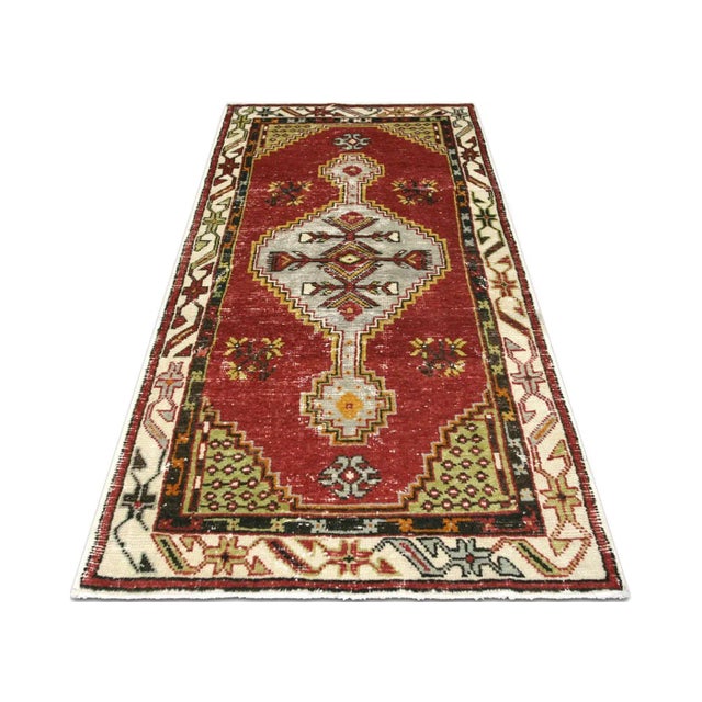 1960s 1960s Turkish Oushak Rug For Sale - Image 5 of 7