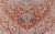 Antique Persian Heriz Rug With Central Medallion in Red and Blue 9'7 X 12'10 For Sale - Image 14 of 16
