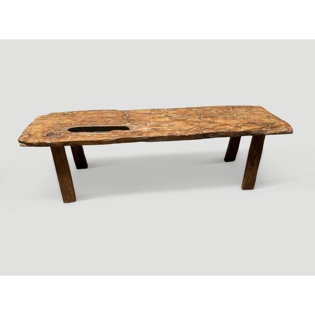 2010s Andrianna Shamaris Wabi Sabi Bench For Sale - Image 5 of 5