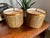 Vintage Mid Century Modern Split Bamboo Lamp Shades Pair-Brass-Tiki-Organic Modern-Tropical - a Pair For Sale - Image 11 of 11