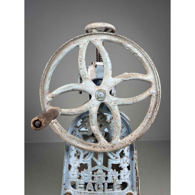 Old ice scraper 'Eagle' for scraping a block of ice into fine ice. This ice scraper was used at summer festivals in Japan,...