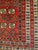 Vintage Turkmen Area Rug with Geometric Medallions Design in Red For Sale In Chicago - Image 6 of 9
