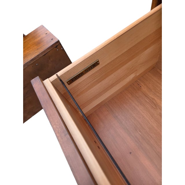 1990s 1990s Ethan Allen Tango Hawke Bookshelf Hutch Home Office Collection Filing Cabinet For Sale - Image 5 of 8