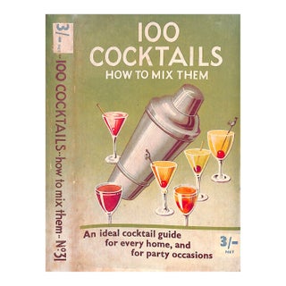 "100 Cocktails How to Mix Them No. 31" 1953 Bernard For Sale