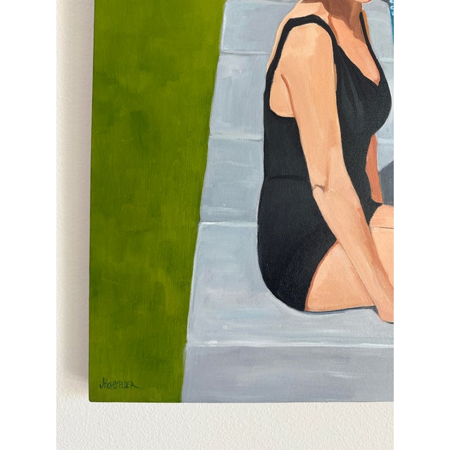 "Amber Shade" Original Oil Painting, by Jennifer Hohlfelder For Sale - Image 9 of 10