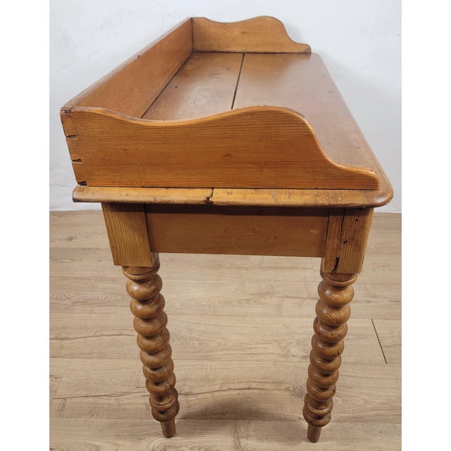 Victorian Pine Farmhouse Kitchen Table, 19th Century For Sale - Image 18 of 18