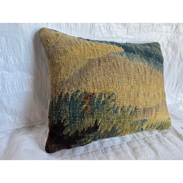 Baroque 17th Century Flemish Tapestry Pillow For Sale - Image 3 of 4