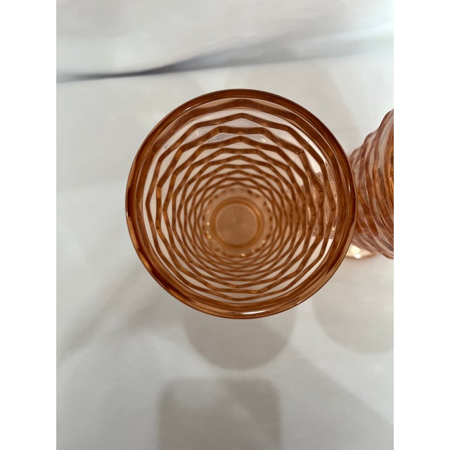 1960s Pink Whitehall Water Glasses by Indiana Glass Set of 2 Chairish