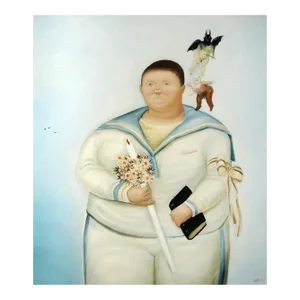 Fernando Botero 13 Self Portrait on My First Communion 1983