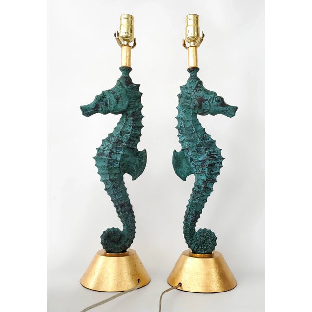 Lamp Pair Seahorses For Sale In Miami - Image 6 of 15
