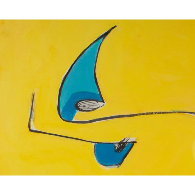 Paper Abstract Mixed Media Painting by James L. Bruch For Sale - Image 7 of 8