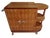 Art Deco Bar Wagon with Intarsia and Acrylic Glass Handle, 1930s For Sale