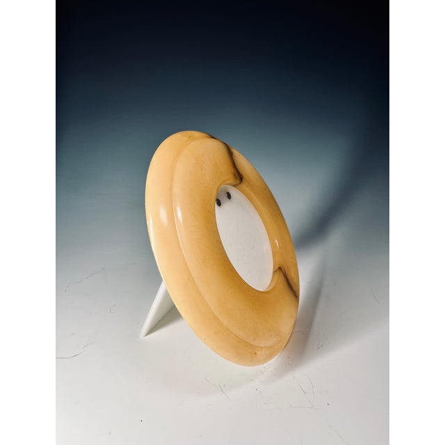 Beautiful alabaster photo frame by Scaglione, Italy, 1970's This piece has an attribution mark, I am sure that it is...