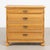 Farmhouse 19th Century Danish Pine Chest of Four Curved Drawers For Sale - Image 3 of 16