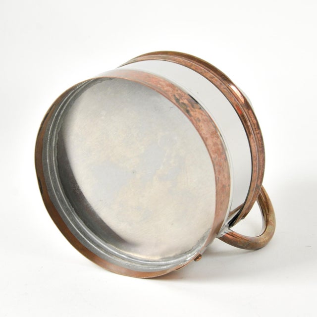 Vintage French Bistro Carafe With Copper Accents For Sale In Rochester - Image 6 of 10