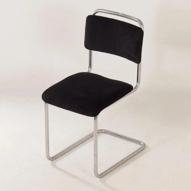 Gispen 101 Gispen Tube Chair by Willem Hendrik Gispen for Gispen, 1950s For Sale - Image 4 of 11