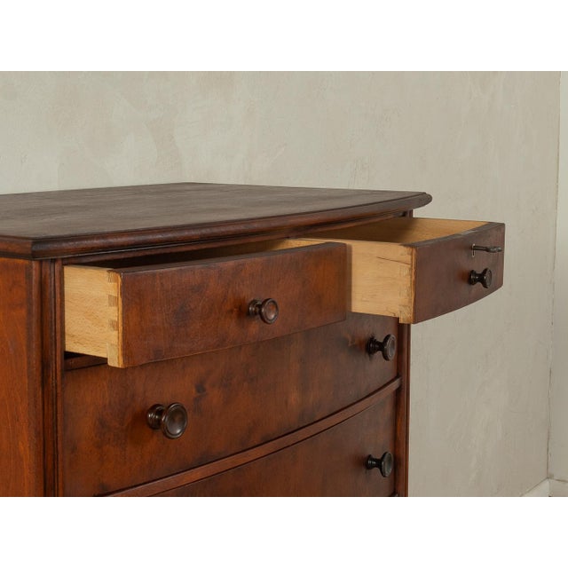 Brown Chest of Drawers, 1920s For Sale - Image 8 of 10