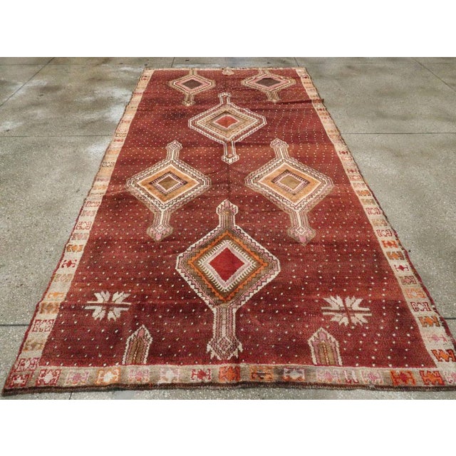 Mid 20th Century Galerie Shabab Collection Mid-20th Century Turkish Anatolian Rug For Sale - Image 5 of 10