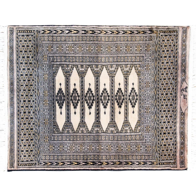 Vintage Pakistani Bokhara Rug For Sale - Image 9 of 15