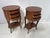 Small 20th Century Kidney-Shaped Chests of Drawers in Marquetry Veneer, Set of 2 For Sale - Image 6 of 14