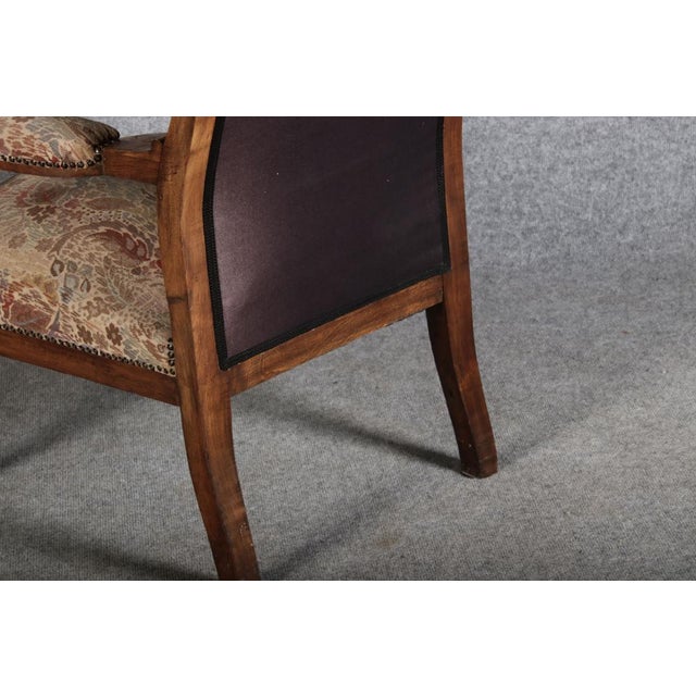 Antique Louis Phillipe Armchair in Walnut, 1860 For Sale - Image 18 of 18