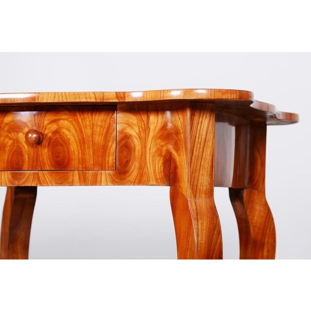 Wood Small Classicism Cherry Table, Czechia, 1780s For Sale - Image 7 of 9