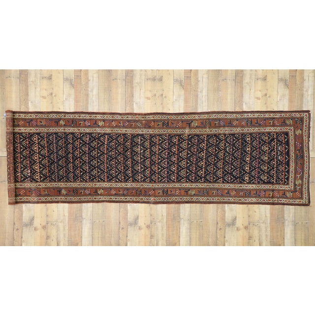 Late 19th Century Caucasian Shirvan Rug Runner, 03'07 X 13'02 For Sale - Image 11 of 12