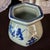 Chinoiserie Late 20th Century Celadon and Blue Chinese Cachepot Planter, Small For Sale - Image 3 of 9