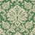 Traditional Schumacher Gianna Embroidery Fabric In Emerald For Sale - Image 3 of 5