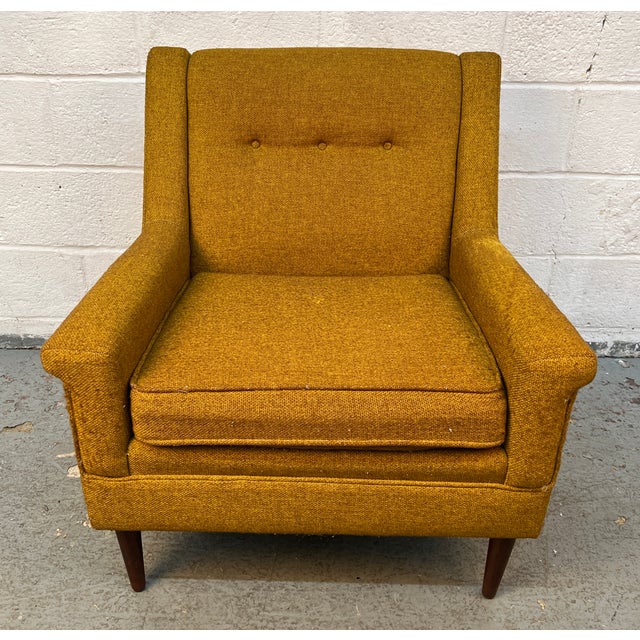 Mid-Century Lounge Chair Attributed Flexsteel For Sale - Image 9 of 10