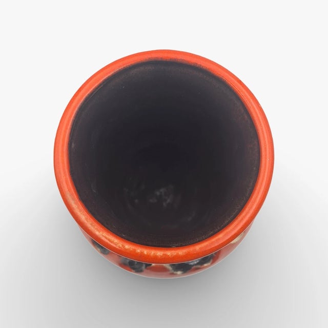 Large Orange Fat Lava Ceramic Model 688/30 Vase from Dümler & Breiden, West Germany, 1970s For Sale - Image 14 of 18