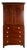 Baker Furniture Federal Mahogany Armoire Dresser or Linen Press For Sale