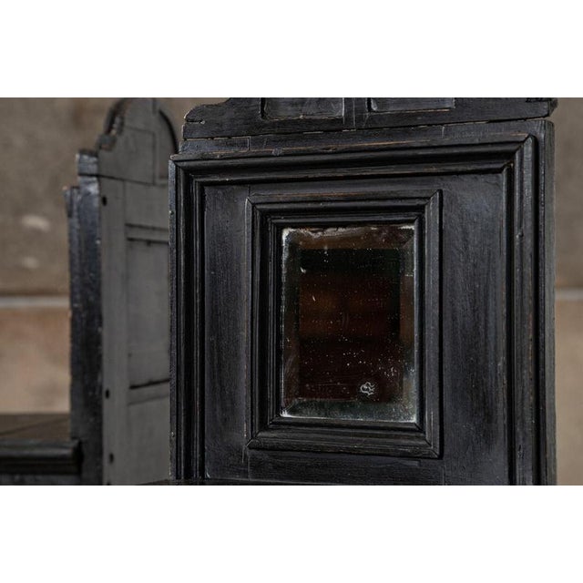 Antique English Ebonised Mahogany Glazed Display Cabinets, 1890, Set of 2 For Sale - Image 9 of 14