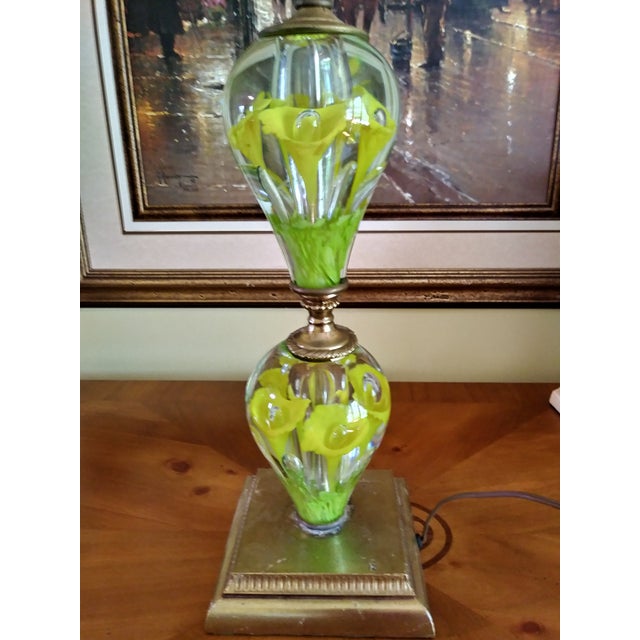 1940s St. Clair Art Glass Paperweight Lamp Chairish
