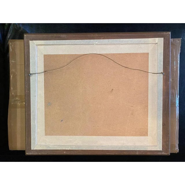 Harry Urban, Geneva Countryside, Oil on Wood, 1950s For Sale - Image 6 of 9