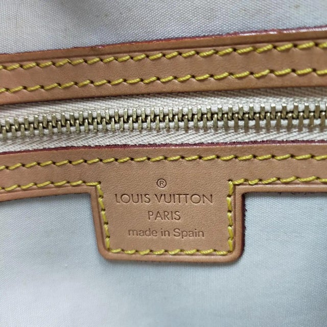 Louis Vuitton 2001 Louis Vuitton Marie Navy Blue Monogram Canvas and Leather Hand Bag For Sale - Image 4 of 18