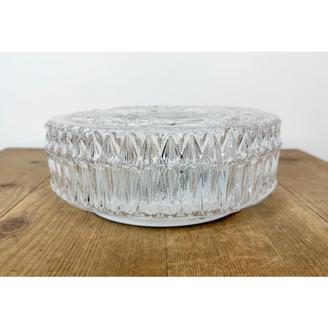 Vintage Glass Wall Light, 1970s For Sale - Image 4 of 17