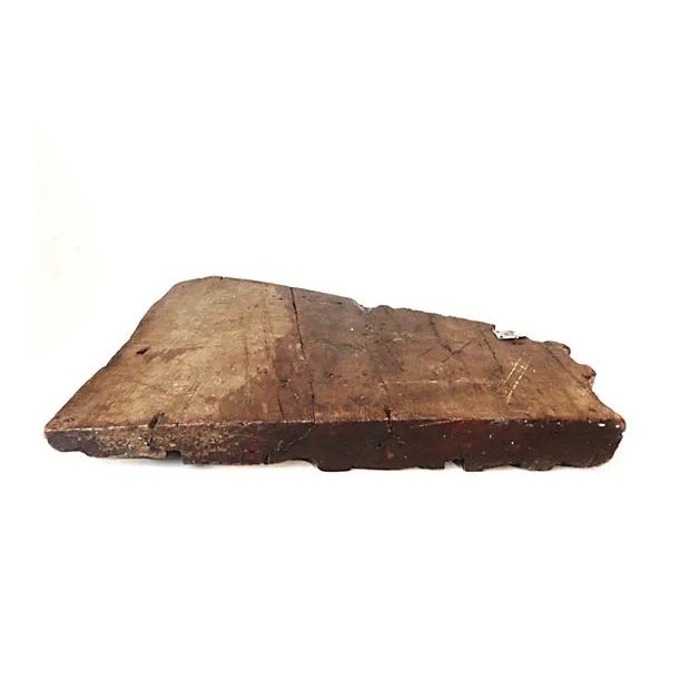 Wood 18th-C. Architectural Wood Wall Hanging For Sale - Image 7 of 7