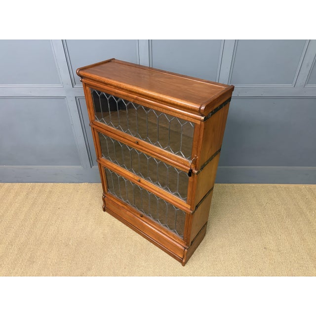 Walnut Stacking Bookcase from Globe Wernicke, 1910 For Sale - Image 16 of 17