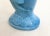 Main Au Cornet Vase in Molded Blue Opaline Glass from Valléerysthal, France, Early 20th Century For Sale - Image 7 of 11